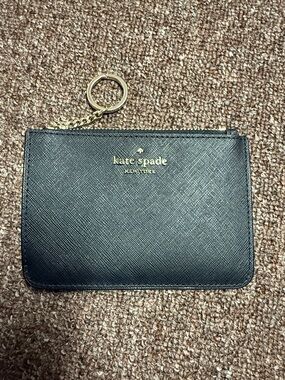 Kate Spade Darcy Zip cardholder coin Pouch Key Ring wallet bag charm